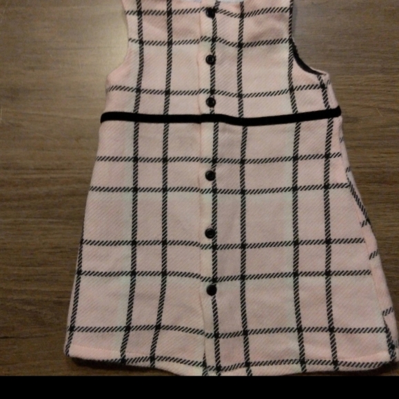 12-18 Month Baby Pink Plaid Dress - Picture 2 of 5